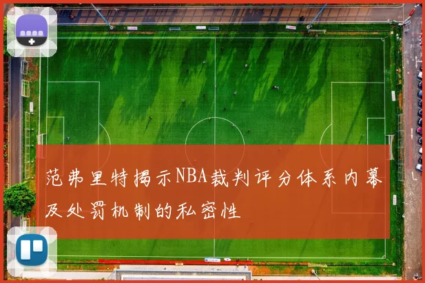 范弗里特揭示NBA裁判评分体系内幕及处罚机制的私密性